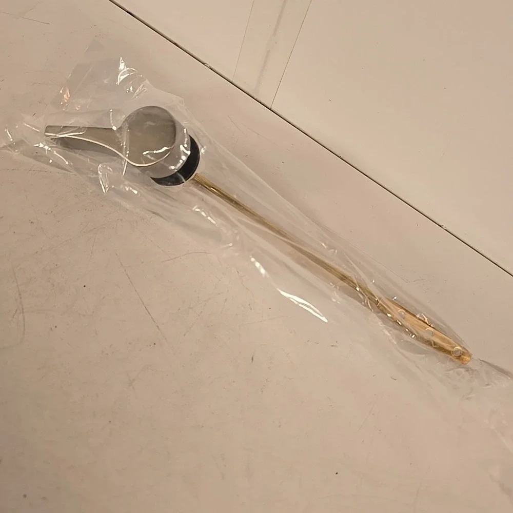 Toilet Tank Lever Front Mount Polished Flush Handle Durable Easy Install